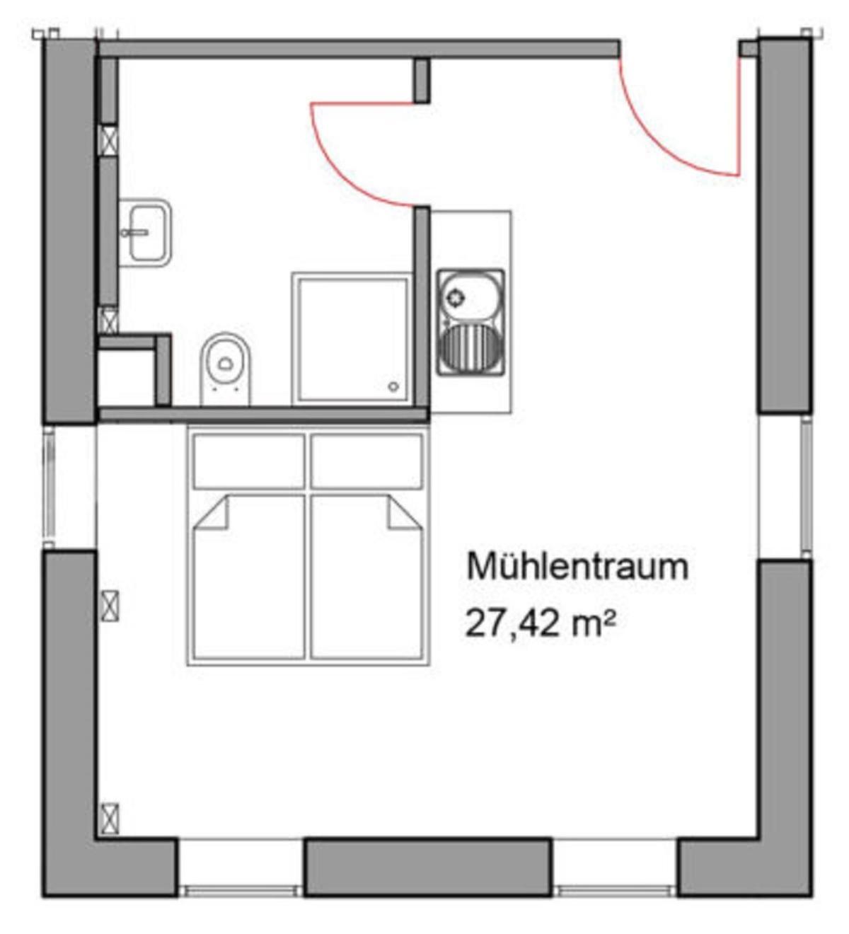 Hotel Wassermühle Deppendorf Bielefeld Zimmer foto